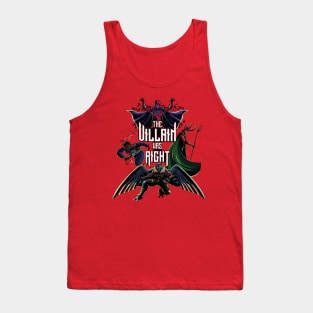 Comic Book Villain Was Right Tank Top